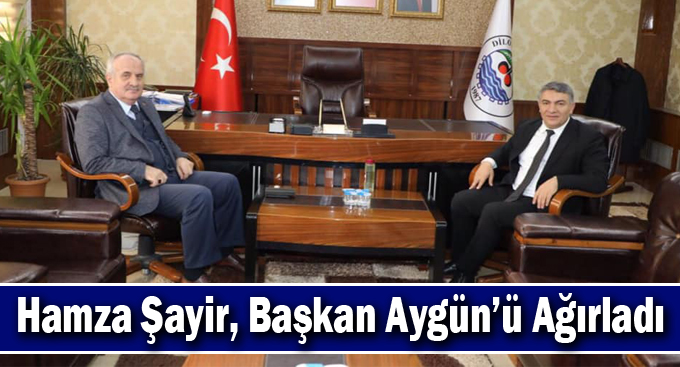 Hamza Şayir, Başkan Aygün’ü Ağırladı