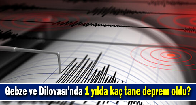 Kocaeli’de 1 yılda kaç tane deprem oldu?