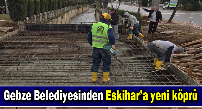 Gebze Belediyesinden Eskihisar'a yeni köprü