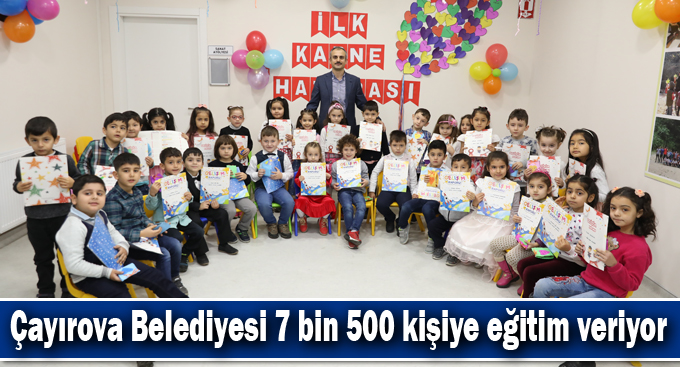 Çayırova Belediyesi 7 bin 500 kişiye eğitim veriyor