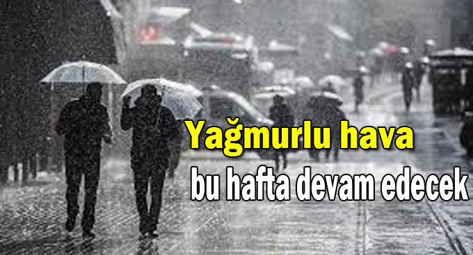 Kocaeli'de bu hafta yağmur devam edecek