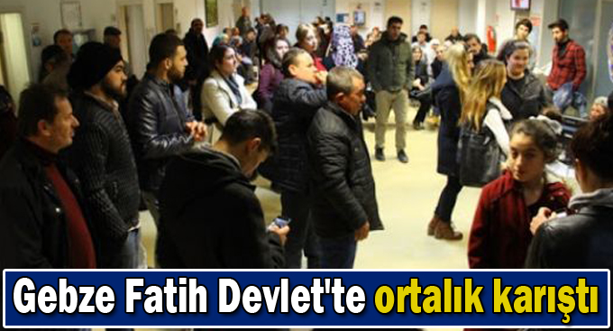 Fatih Devlet'te ortalık karıştı