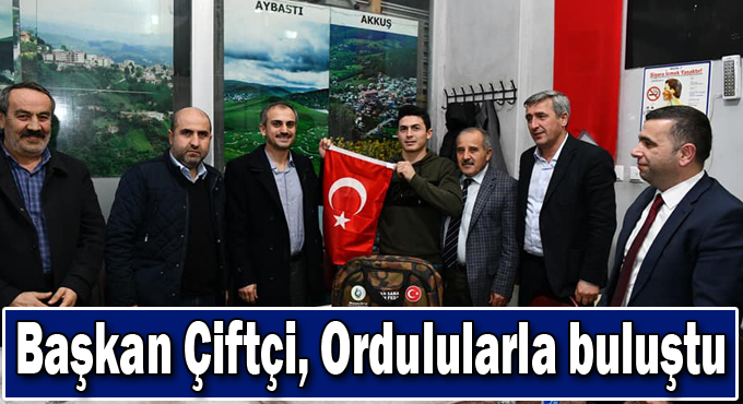 Başkan Çiftçi, Ordulularla buluştu