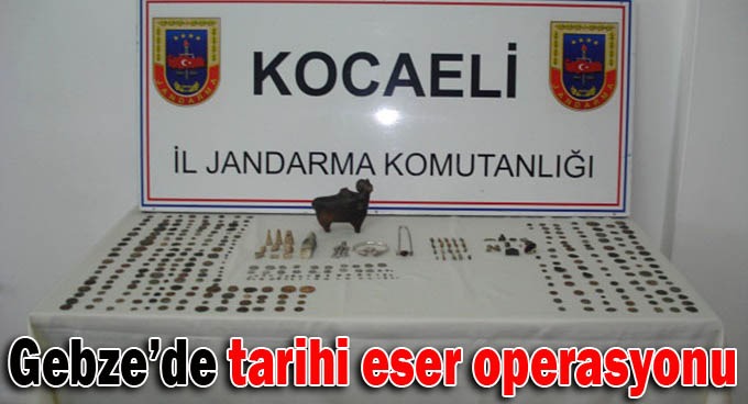 Eskihisar’da tarihi eser operasyonu