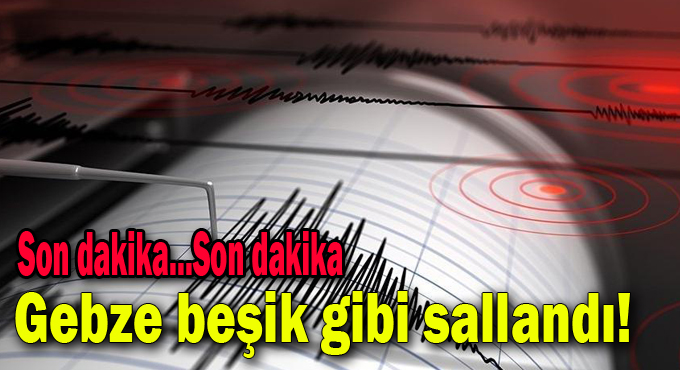 Kocaeli'de deprem!