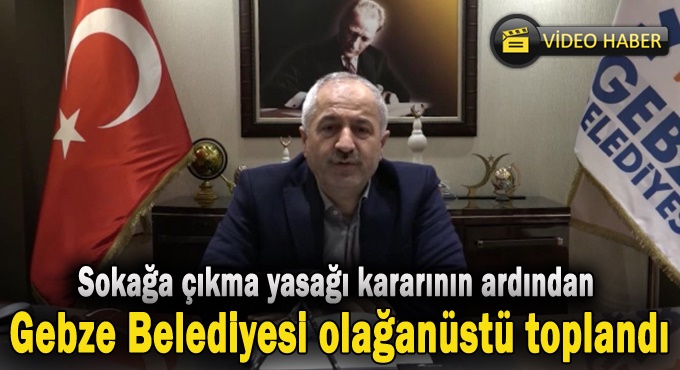 Başkan Büyükgöz'den olağan üstü toplantı!