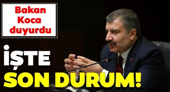 Sağlık Bakanı son durumu açıkladı!