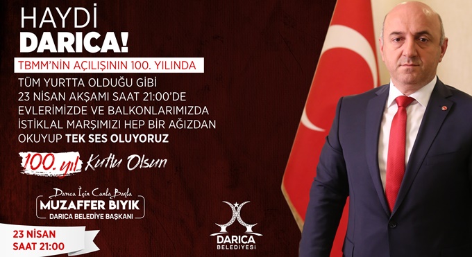 Darıca’da 23 Nisan’ın 100. yılına özel kutlama