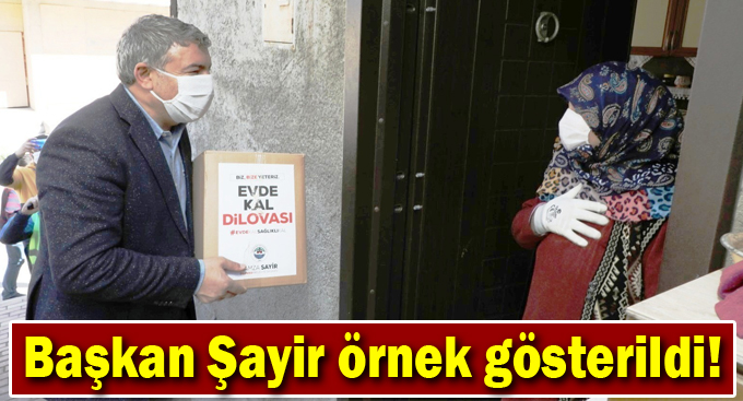 Başkan Şayir örnek gösterildi!