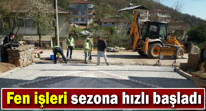 Fen İşleri sezona hızlı başladı