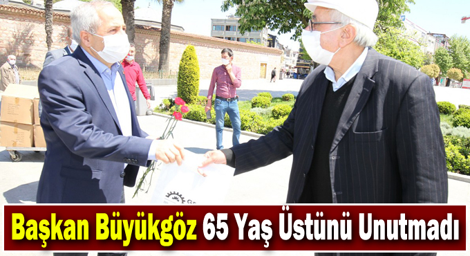 Başkan Büyükgöz 65 Yaş Üstünü Unutmadı