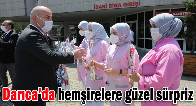 Darıca’da hemşireler unutulmadı