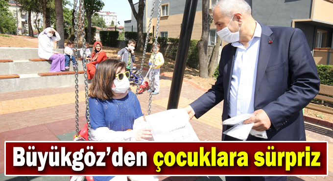 Başkan Amcalarından;Parklara Koşan Çocuklara Sürpriz