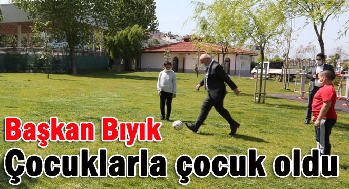 Darıca'da parklar çocuklarla şenlendi