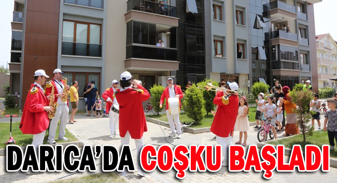 Darıca’da 19 Mayıs coşkusu yaşanıyor