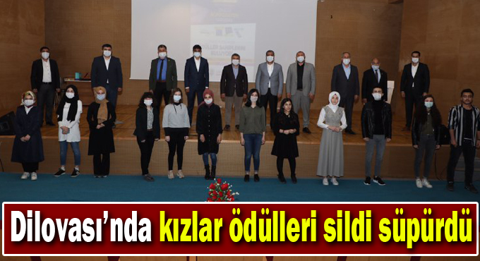 Dilovası’nda kızlar ödülleri sildi süpürdü