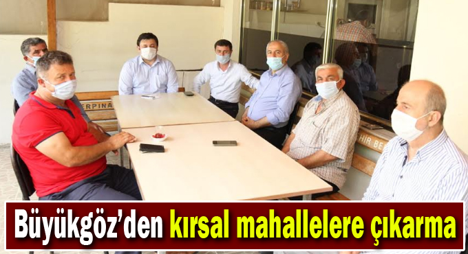 Büyükgöz’den Kırsal Mahallelere Çıkarma