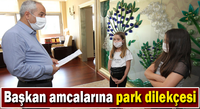 Duyarlı çocuklardan Başkan amcalarına park dilekçesi