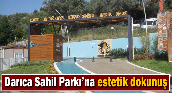 Darıca Sahil Parkı’na estetik dokunuş