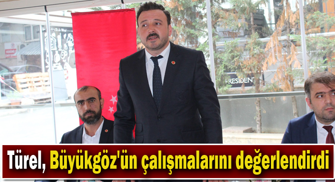 Türel, Büyükgöz'ün çalışmalarını değerlendirdi