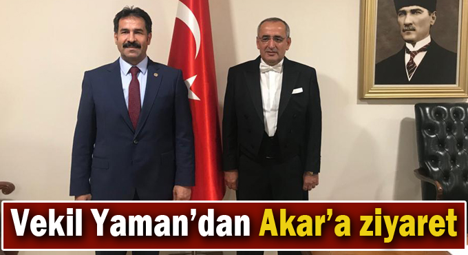 Vekil Yaman'dan Akar'a ziyaret