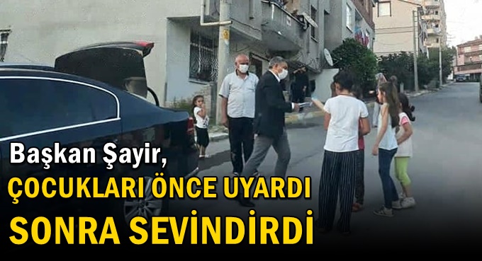 Başkan Şayir’e söz verdiler hediyeyi kaptılar!