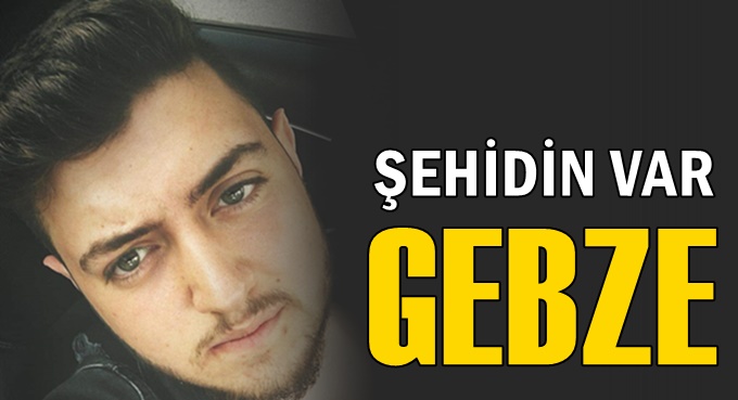 Gebze'ye şehit ateşi düştü!