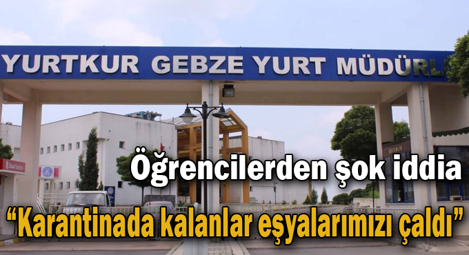 “Karantinada kalanlar eşyalarımızı çaldı”