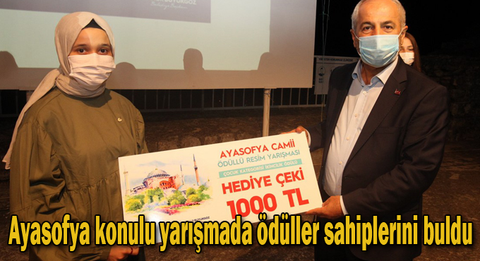 Ayasofya Konulu Yarışmada Ödüller Sahiplerini Buldu