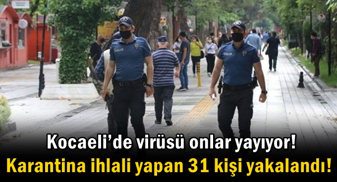 Korona denetiminde 55 kişiye ceza!