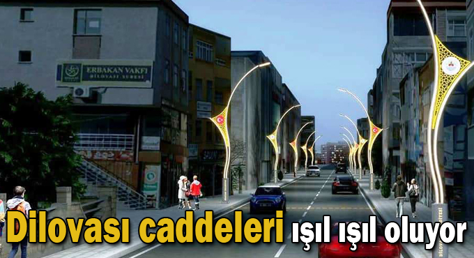 Dilovası caddeleri ışıl ışıl oluyor