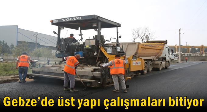 Büyükşehir, Gebze’de üst yapı çalışmalarını  tek tek bitiriyor