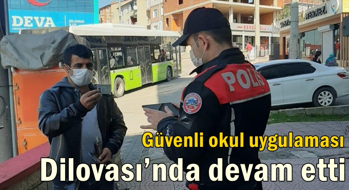 Güvenli okul uygulaması Dilovası’nda devam etti