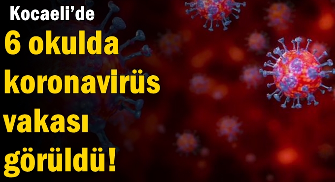 Kocaeli’de 6 okulda koronavirüs vakası görüldü!