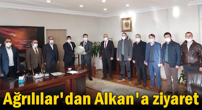 Ağrılılar'dan Alkan'a ziyaret