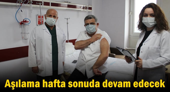 Aşılama hafta sonu devam edecek