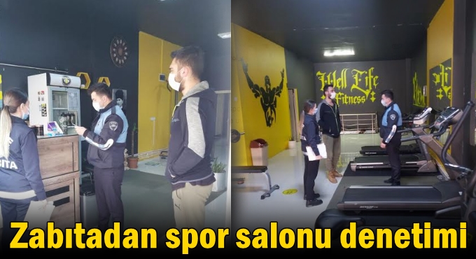 Gebze zabıtasından spor salonu denetimi