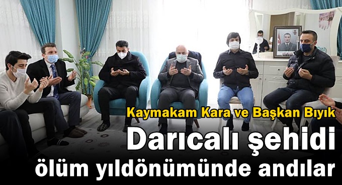 Kara ve Bıyık, şehidi ölüm yıldönümünde andılar