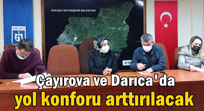 Çayırova ve Darıca'da yol konforu arttırılacak