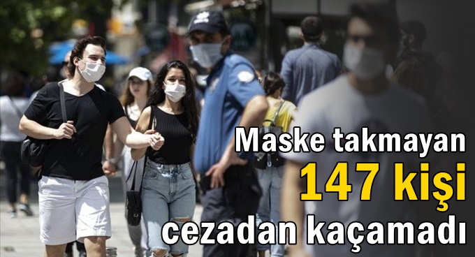 Tedbirlere uymayan 487 kişi ile 5 iş yerine idari para cezası