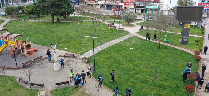 Tehlike arz ediyordu yıkıldı; şimdi de yeşillendirildi