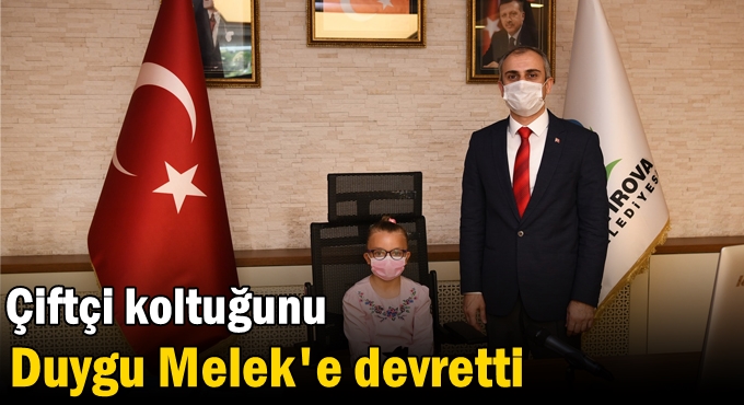 Çiftçi koltuğunu Duygu Melek'e devretti