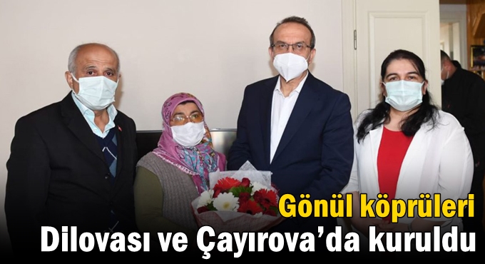 Gönül köprüleri Dilovası ve Çayırova’da kuruldu