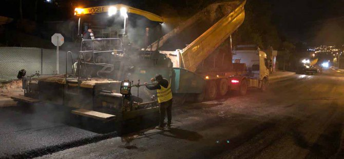 Ekipler gece çalışıyor, trafik aksatılmıyor