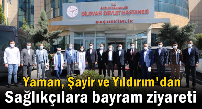 Başkan Şayir’den sağlıkçılara bayram ziyareti