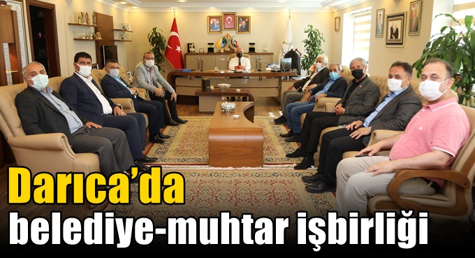 Darıca’da belediye-muhtar işbirliği