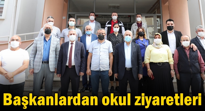 Başkanlardan okul ziyaretleri