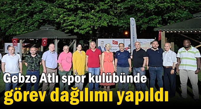 Gebze Atlı spor kulübünde görev dağılımı yapıldı