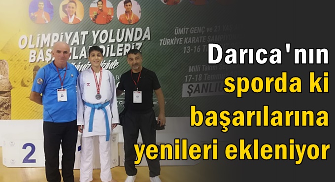 Darıca’nın spordaki başarısı sürüyor