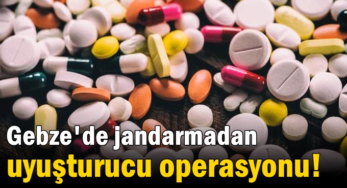 Jandarmadan uyuşturucu operasyonu!